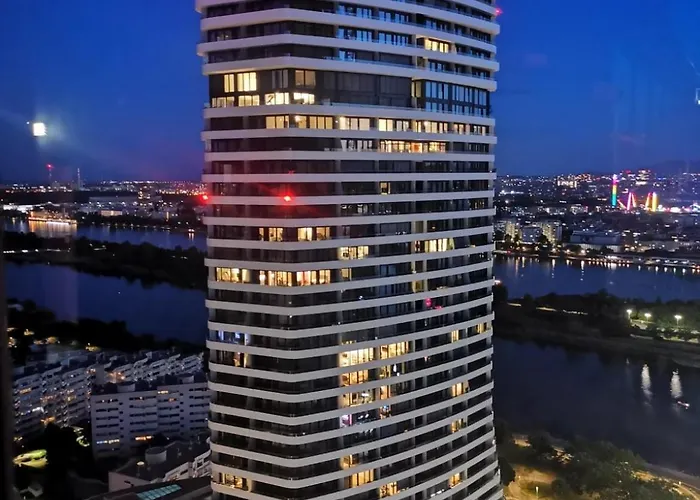 Wellness Oase Direkt An Der Donau In 22 Nahe Zum Vic International Center And Uno Apartmán *