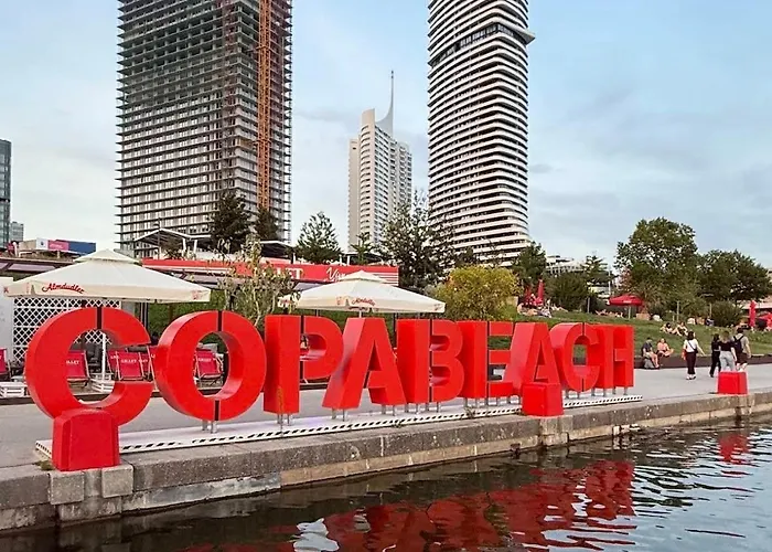 Wellness Oase Direkt An Der Donau In 22 Nahe Zum Vic International Center And Uno アパート *
